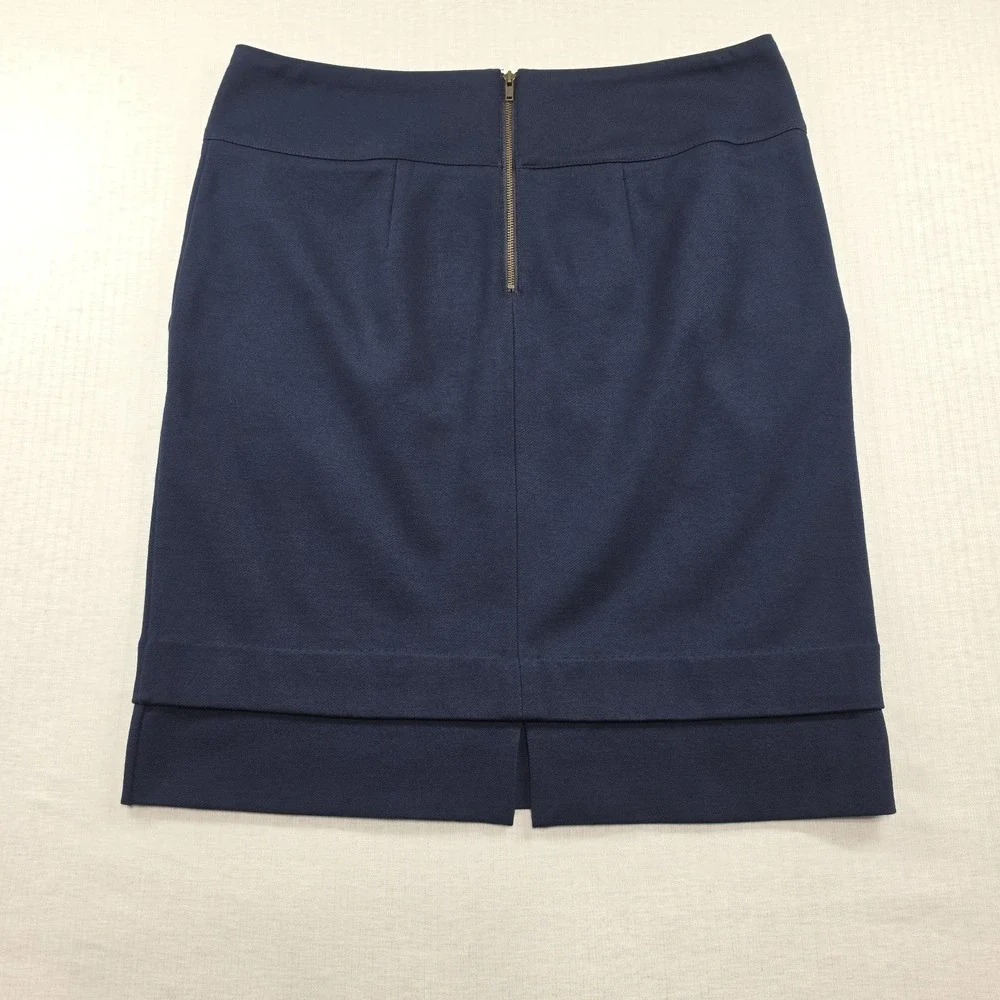 Cabi Women's Black Stretch Straight Pencil Skirt - 8 - Picture 10 of 13